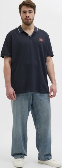 Jack & Jones Hudson Short Sleeve Polo Dark Navy - Polosärgid - Meeste suured polosärgid 2XL – 8XL