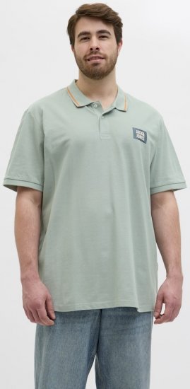 Jack & Jones Hudson Short Sleeve Polo Iceberg Green - Polosärgid - Meeste suured polosärgid 2XL – 8XL