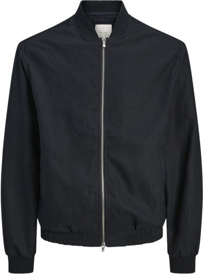 Jack & Jones Leister LinenMix Bomber Jacket Dark Navy - Jakid ja joped - Joped, suured suurused: 2XL – 12XL