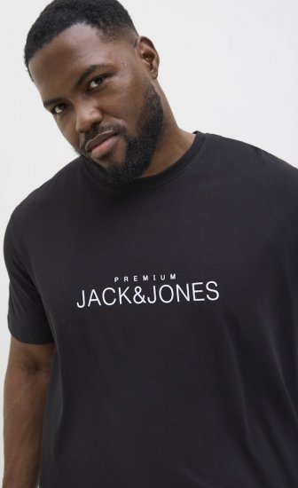 Jack & Jones Lavance Crew Neck T-Shirt Black Beauty - T-särgid - Suured T-särgid 2XL – 14XL
