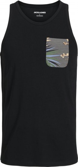 Jack & Jones Hawaii Printed Pocket Tanktop Black - T-särgid - Suured T-särgid 2XL – 14XL