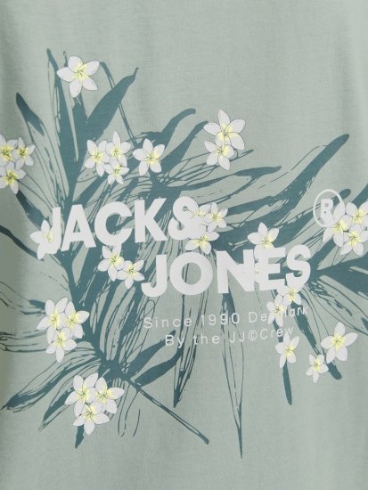 Jack & Jones Hawaii Crew Neck T-Shirt Iceberg Green - T-särgid - Suured T-särgid 2XL – 14XL