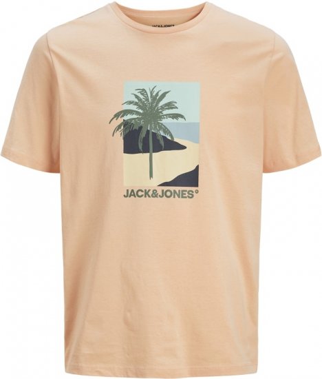 Jack & Jones Barbados Graphic Tee Light Pink - T-särgid - Suured T-särgid 2XL – 14XL