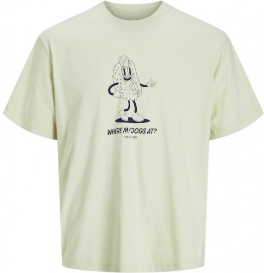 Jack & Jones Unexpect Crew Neck T-Shirt Green - T-särgid - Suured T-särgid 2XL – 14XL