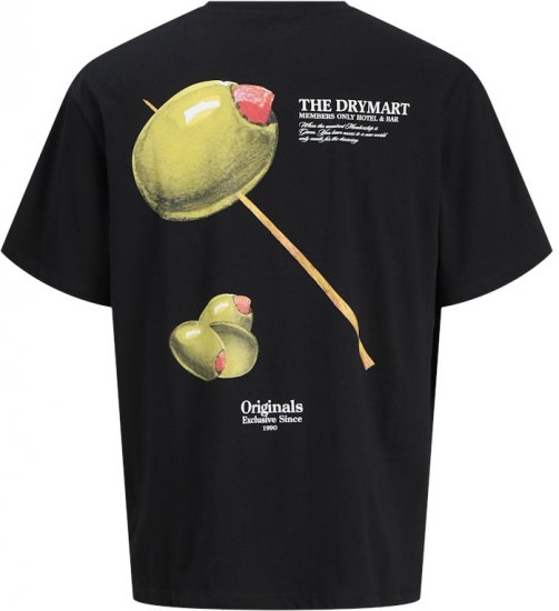 Jack & Jones Marina Crew Neck T-Shirt Black - T-särgid - Suured T-särgid 2XL – 14XL