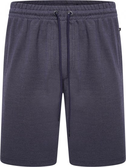 Kam Jeans 3317 Textured Interlock Shorts Indigo - Dressipüksid ja -šortsid - Spordipüksid ja Lühikesed Spordipüksid