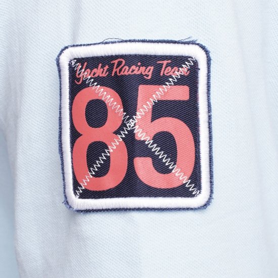 Kam Jeans 5512 1985 Racing Team Polo Blue - Polosärgid - Meeste suured polosärgid 2XL – 8XL
