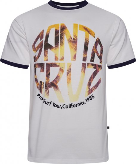 Kam Jeans 5767 Santa Cruz T-Shirt Snow White - T-särgid - Suured T-särgid 2XL – 14XL