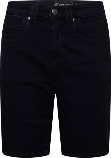 Kam Jeans Pepe Knitted Denim Shorts Blue-Black - Lühikesed püksid - Lühikesed Püksid suured suurused: W40-W60