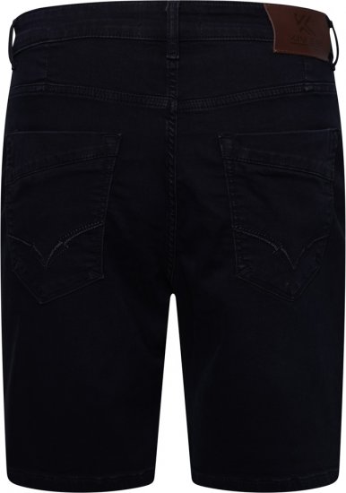 Kam Jeans Pepe Knitted Denim Shorts Blue-Black - Lühikesed püksid - Lühikesed Püksid suured suurused: W40-W60