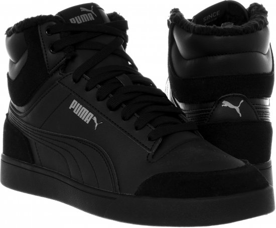 Puma Shuffle Mid Fur Shoes Black - Meeste jalatsid 40-52 - 