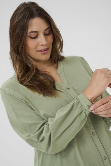 Kaffe Curve Nana Pikkade varrukatega särk Roheline - Pluusid & tuunikad - 
