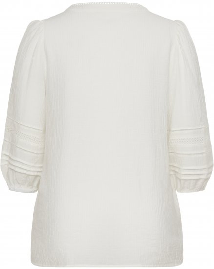 Kaffe Curve Liwa Shirt Chalk - Triiksärgid - 
