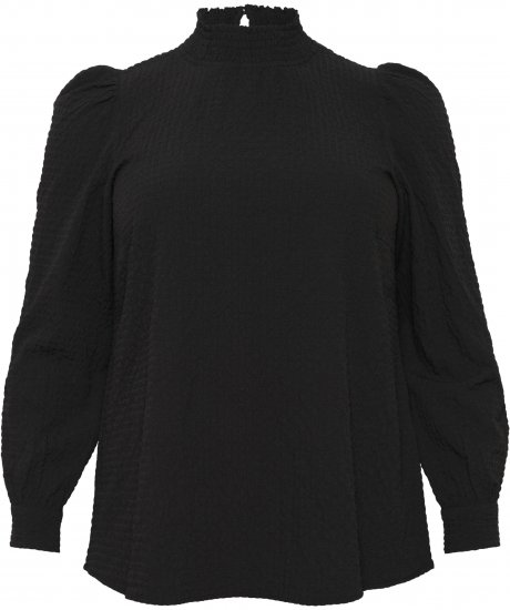 Kaffe Curve Ditta Smock Pluus Sügavmust - Pluusid & tuunikad - 