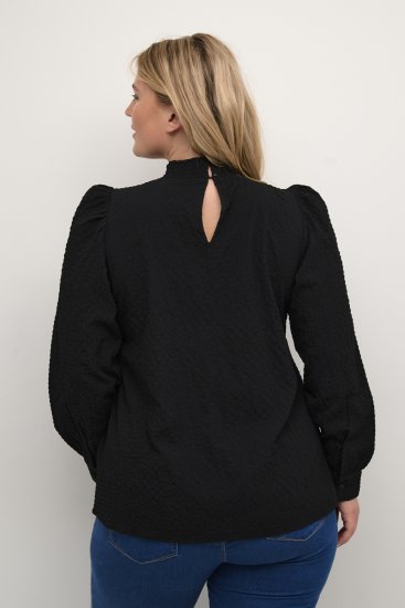 Kaffe Curve Ditta Smock Pluus Sügavmust - Pluusid & tuunikad - 