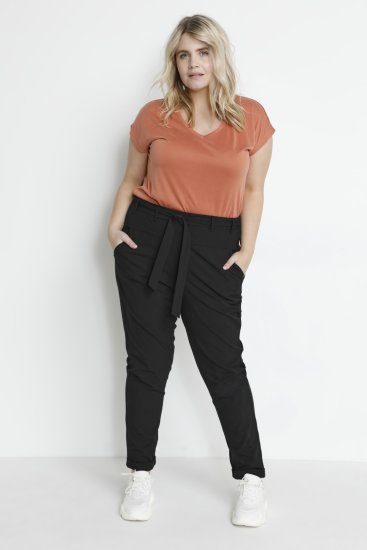 Kaffe Curve Jia Vööga püksid Sügavmust - Teksad & Püksid Suuremates Suurustes – Plus Size - 