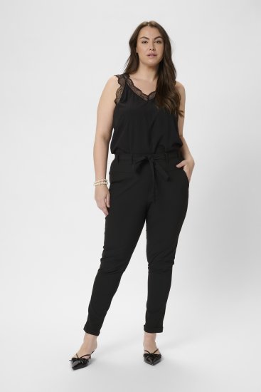 Kaffe Curve Jia Vööga püksid Sügavmust - Teksad & Püksid Suuremates Suurustes – Plus Size - 
