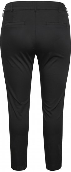 Kaffe Curve Leana Chino 7/8 Püksid Sügav Must - Teksad & Püksid Suuremates Suurustes – Plus Size - 