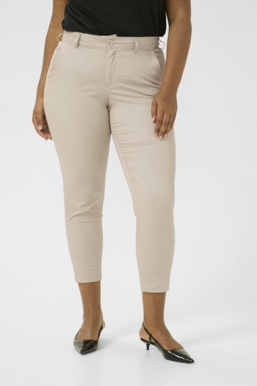Kaffe Curve Leana Chino 7/8 Püksid Sulehall - Teksad & Püksid Suuremates Suurustes – Plus Size - 