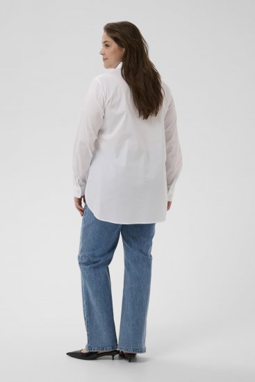 Kaffe Curve Laina Shirt Optical White - Triiksärgid - 
