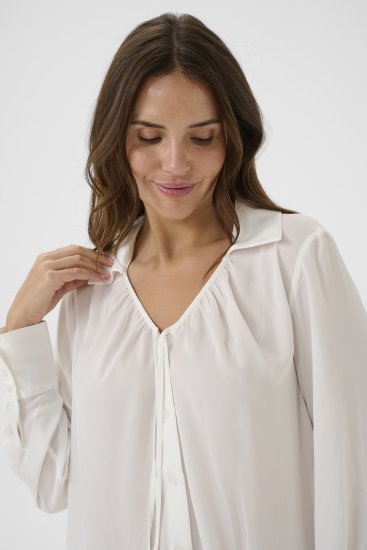 Kaffe Curve Gina Shirt White - Triiksärgid - 