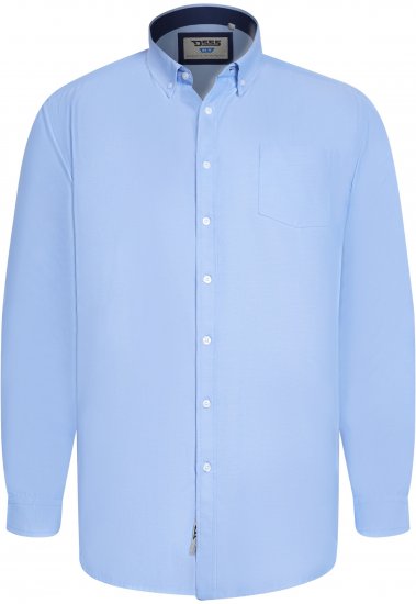 D555 Richard Pikkade Varrukatega Oxford-Särk TALL Taevasinine - TALL särgid - 