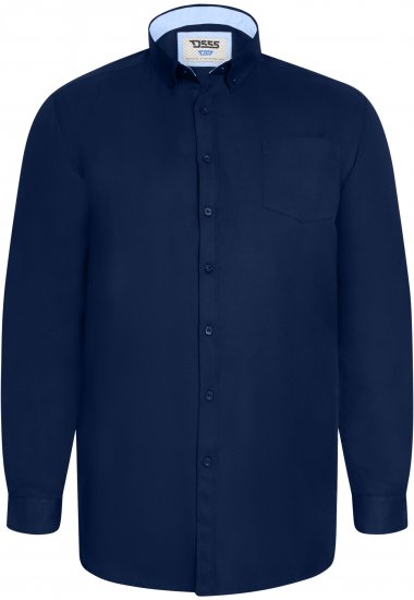 D555 Richard Pikkade Varrukatega Oxford-Särk TALL Tumesinine - TALL särgid - 