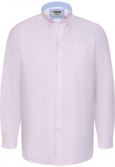D555 Richard Pikkade Varrukatega Oxford-Särk TALL Roosa - TALL särgid - 