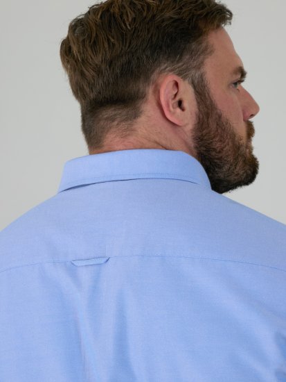 D555 Richard Pikkade Varrukatega Oxford-Särk TALL Taevasinine - TALL särgid - 
