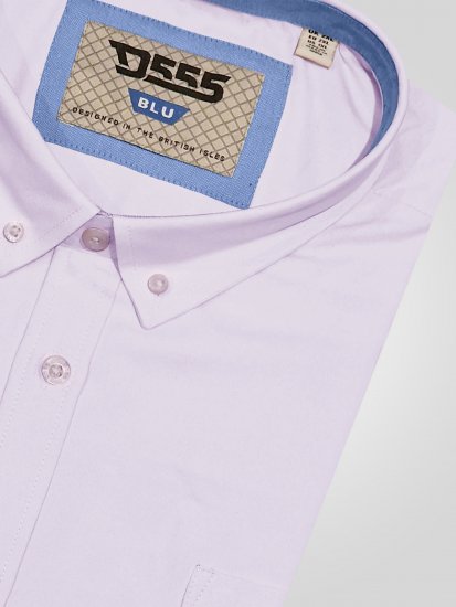 D555 Richard Pikkade Varrukatega Oxford-Särk TALL Roosa - TALL särgid - 