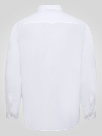 D555 Richard Pikkade Varrukatega Oxford-Särk TALL Valge - TALL särgid - 