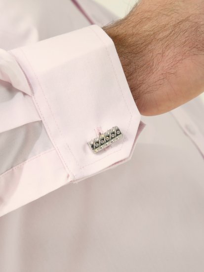 D555 Oliver Plekikindel Triikimisvaba Veniv Pikkade Varrukatega Särk Roosa - Särgid - Meeste suured särgid 2XL – 8XL