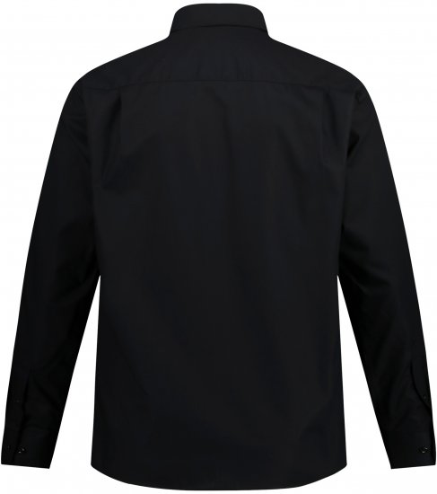 JP1880 Comfort Fit with Chest Pocket Shirt TALL Black - TALL särgid - 