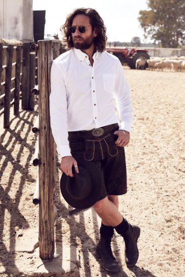 JP1880 Shirt Modern Fit Traditional Stag Horn White - Särgid - Meeste suured särgid 2XL – 8XL