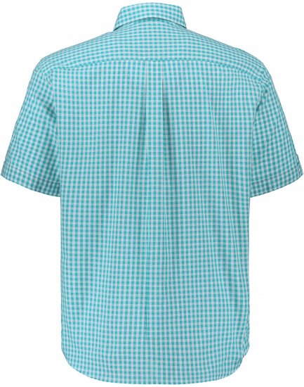 JP1880 Shirt Traditional Short Sleeve Turquoise - Särgid - Meeste suured särgid 2XL – 8XL