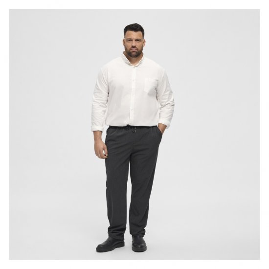 North Latitude Oxford Shirt White - Särgid - Meeste suured särgid 2XL – 8XL