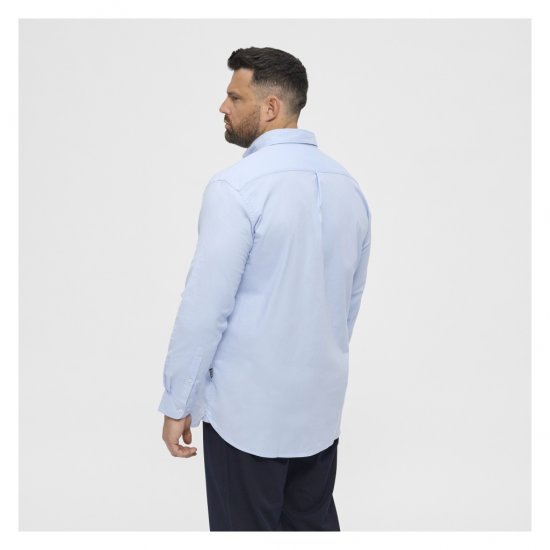 North Latitude Oxford Shirt Light Blue - Särgid - Meeste suured särgid 2XL – 8XL