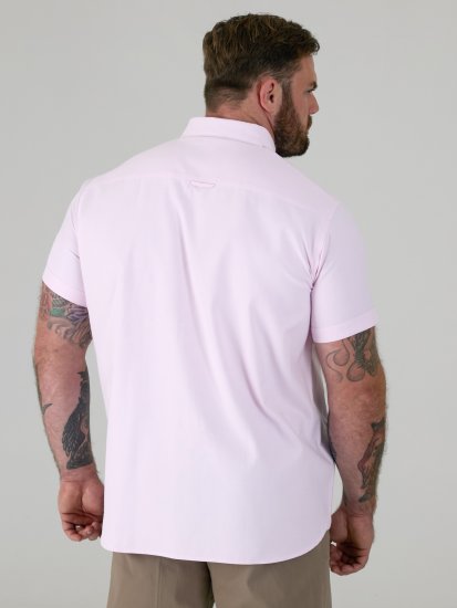 D555 James Lühikeste Varrukatega Oxford-Särk TALL Roosa - TALL särgid - 