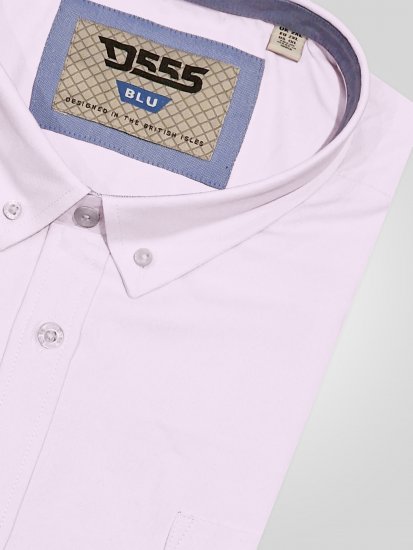 D555 James Lühikeste Varrukatega Oxford-Särk TALL Roosa - TALL särgid - 