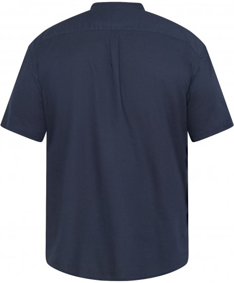 North Latitude 61109 Lühikeste Varrukatega Särk Püstkraega Tumesinine - Särgid - Meeste suured särgid 2XL – 8XL