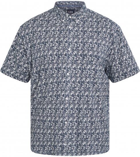 North Latitude 61114 Üleni Trükimustriga Jersey-Särk Tumesinine - Särgid - Meeste suured särgid 2XL – 8XL