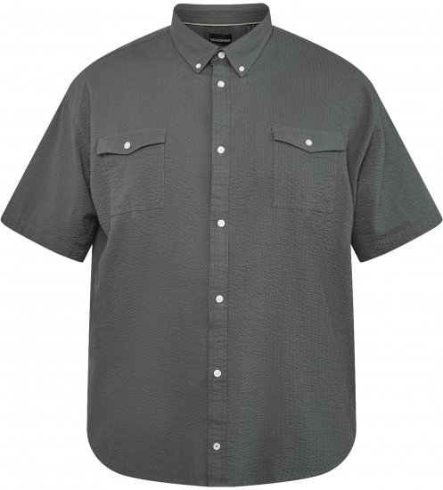 North Latitude 61306 Lühikeste Varrukatega Ülesärk Tumeroheline - Särgid - Meeste suured särgid 2XL – 8XL
