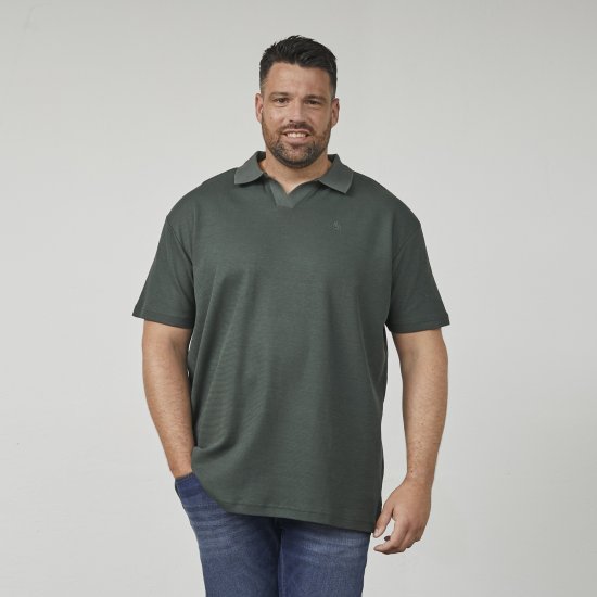 North Latitude 61346 V-Kaelusega Polo Tumeroheline - Polosärgid - Meeste suured polosärgid 2XL – 8XL