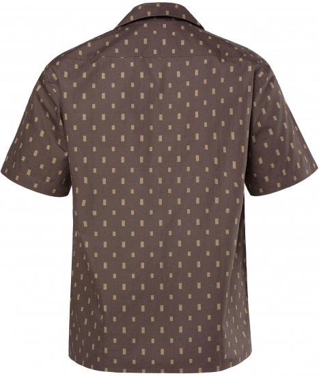 JP1880 Boxy Cuba Short Sleeve Shirt Brown - Särgid - Meeste suured särgid 2XL – 8XL