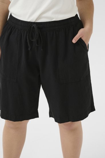 Kaffe Curve Nana Liah Lühikesed püksid Must - Teksad & Püksid Suuremates Suurustes – Plus Size - 