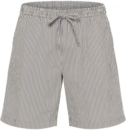 Kaffe Curve Nana Triibulised lühikesed püksid Kesköö/Valge triibuline - Teksad & Püksid Suuremates Suurustes – Plus Size - 