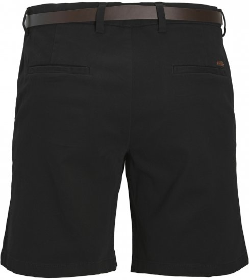 Jack & Jones Stadam Belted Chino Shorts Black - Lühikesed püksid - Lühikesed Püksid suured suurused: W40-W60