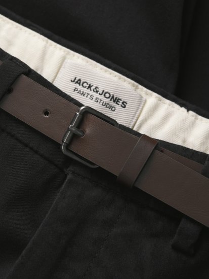Jack & Jones Stadam Belted Chino Shorts Black - Lühikesed püksid - Lühikesed Püksid suured suurused: W40-W60