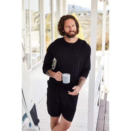 JP1880 Shorts Elastic Waistband Black - Lühikesed püksid - Lühikesed Püksid suured suurused: W40-W60