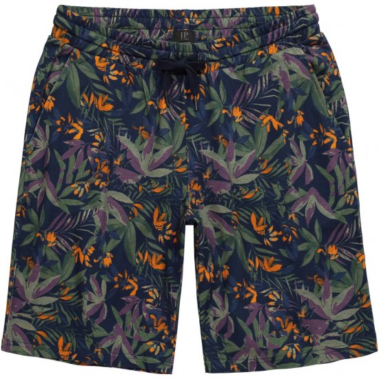 JP1880 Bermuda Shorts Floral All-over Print Navy - Lühikesed püksid - Lühikesed Püksid suured suurused: W40-W60